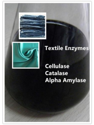 Textile Enzymes-Cellulase, Amylase, Catalase, Laccase, Alkaline Pectinase